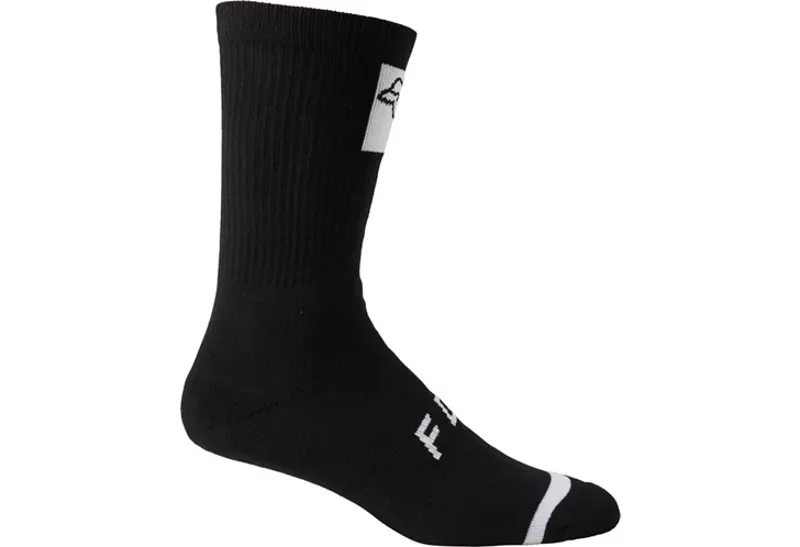 Fox Racing 8 Defend Crew Sock Black